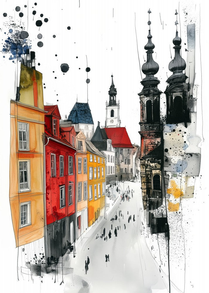 City landmarks city charm Poland Poznań
