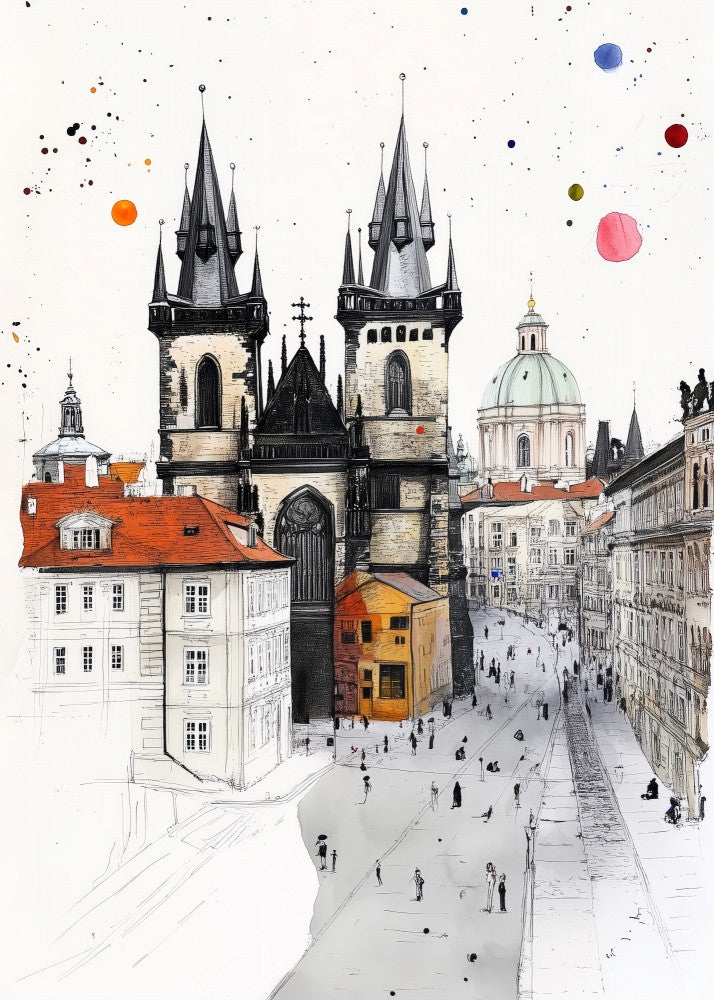City landmarks city charm Prague