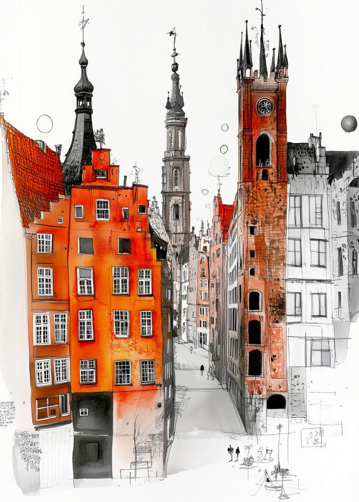 City landmarks city charm Poland Gdańsk