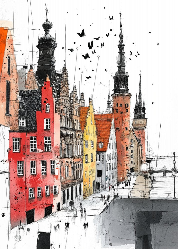 City landmarks city charm Poland Gdańsk