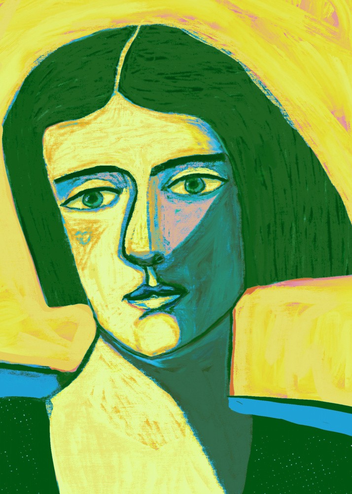 Woman looking
