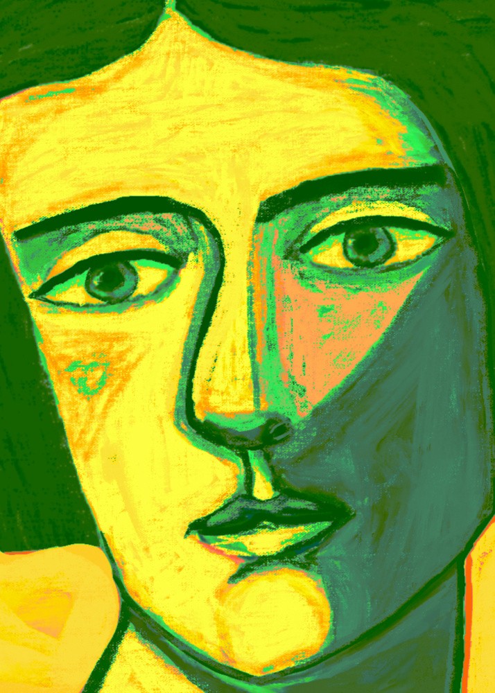 Woman looking