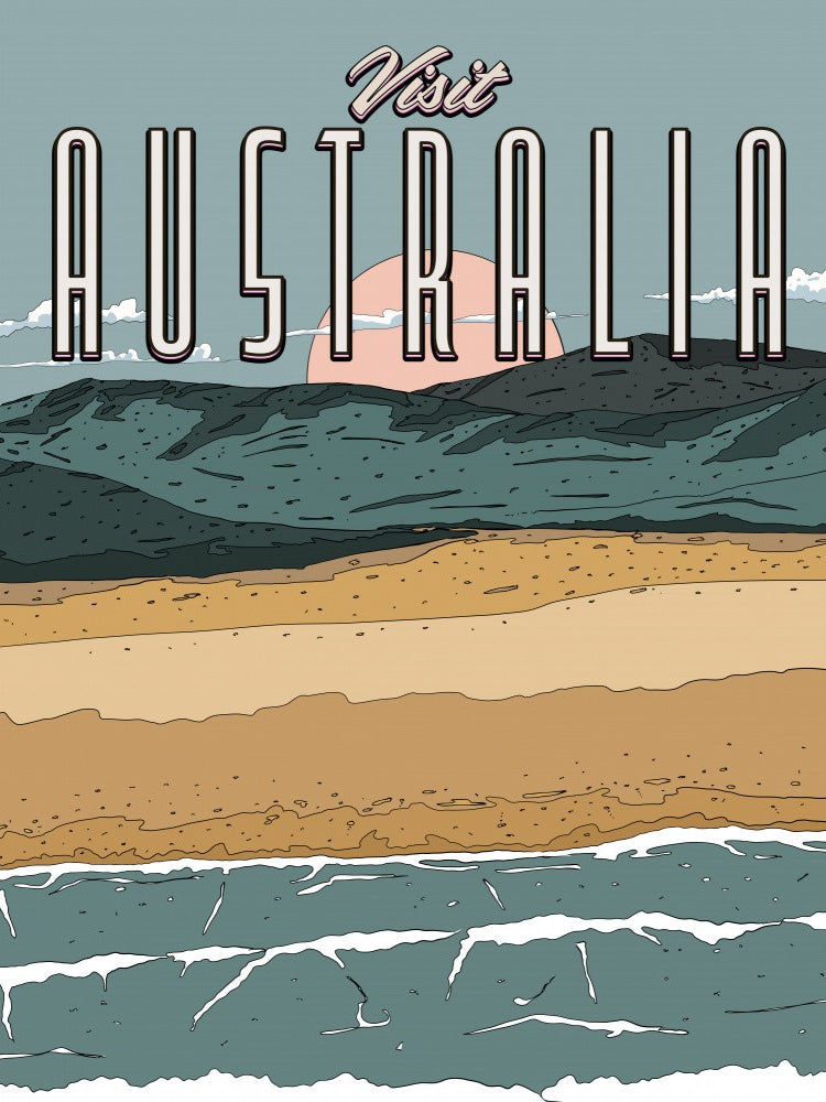 Visit Australia Travel Poster