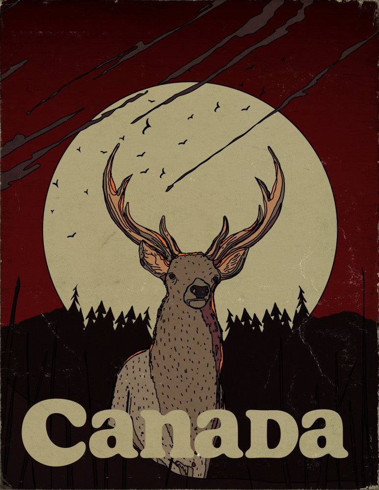 Canada Vintage Travel Poster