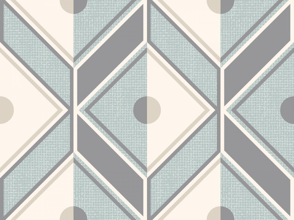 Retro Diamond Muted Grey