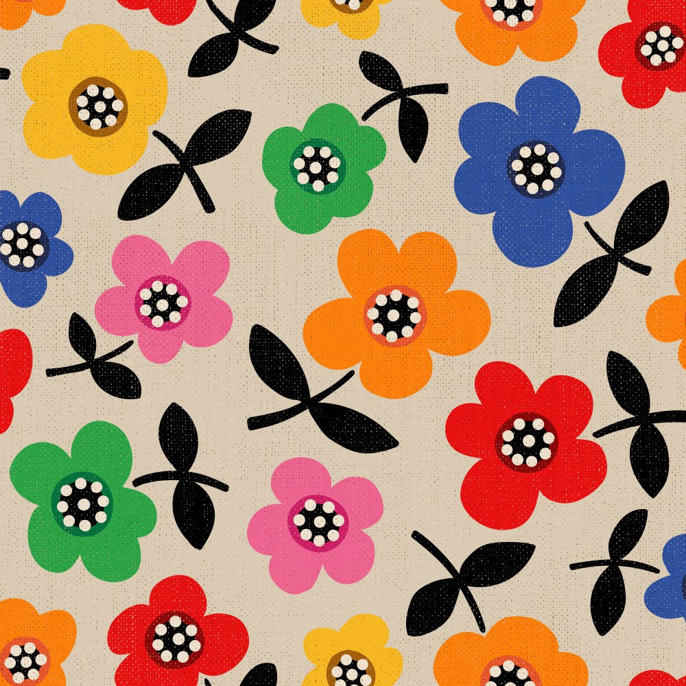 Bold Poppies Charm Multicolor