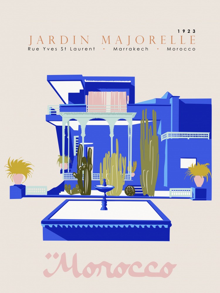 Jardin Majorelle,  Morocco, Marrakech