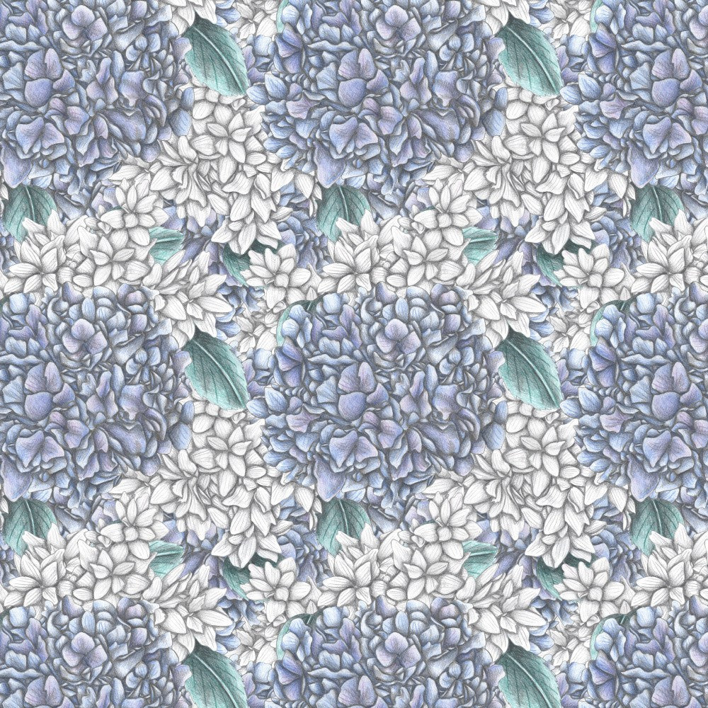 Cushions of Hydrangeas