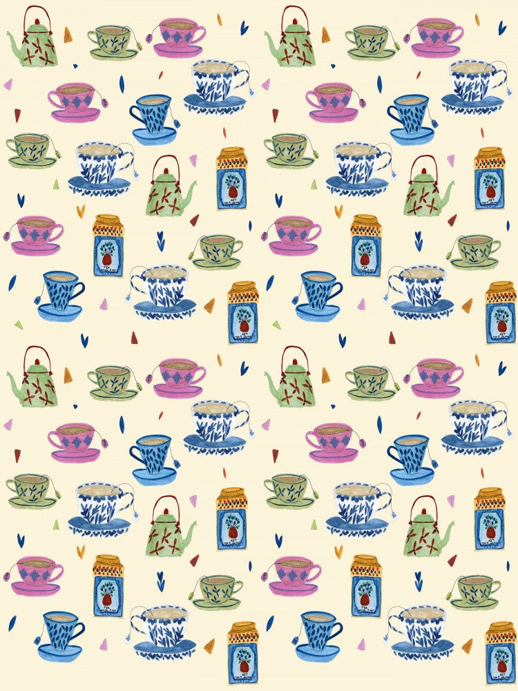 Póster Tazas De Te