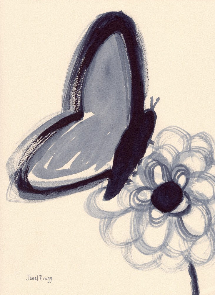 Butterfly In Indigo