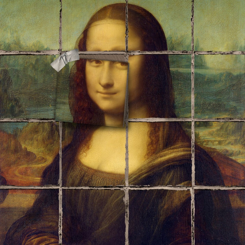 Mona Lisa - die schlechte Fliesen-Edition