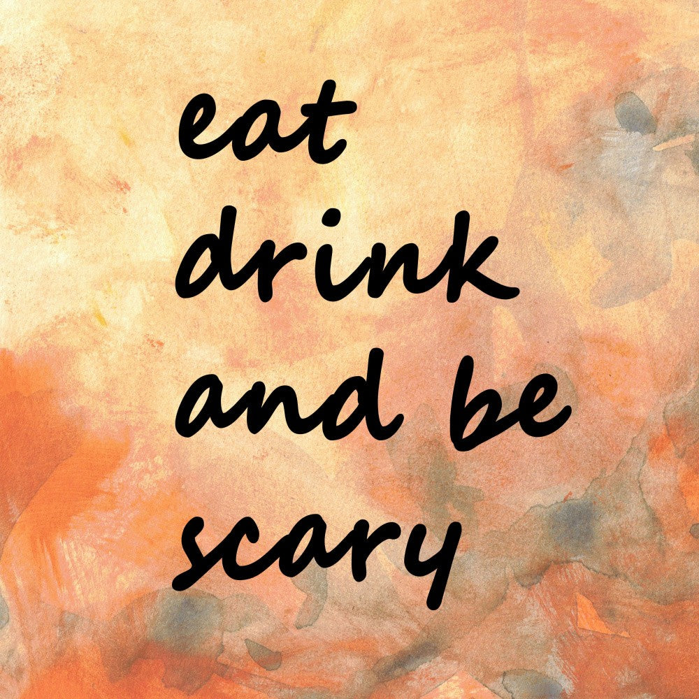 Background 1 Eat Drink Be Scary Light Orange Gray