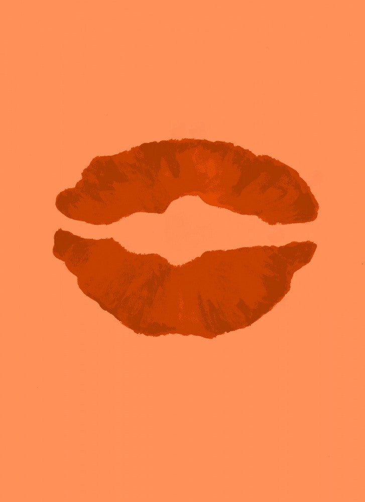 Halloween Lips Terracotta Poster 1