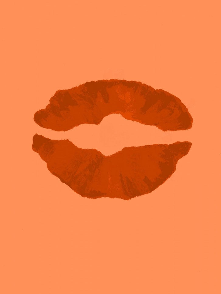 Halloween Lips Terracotta Poster 1