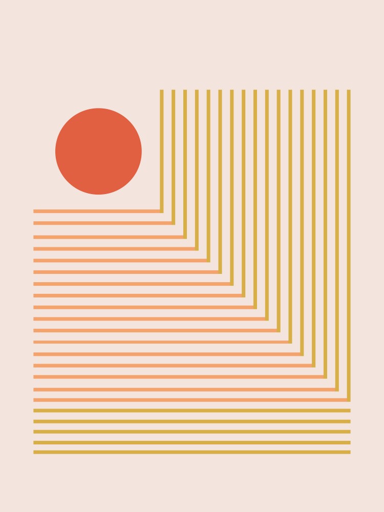 Rooted II - Minimalist Abstract