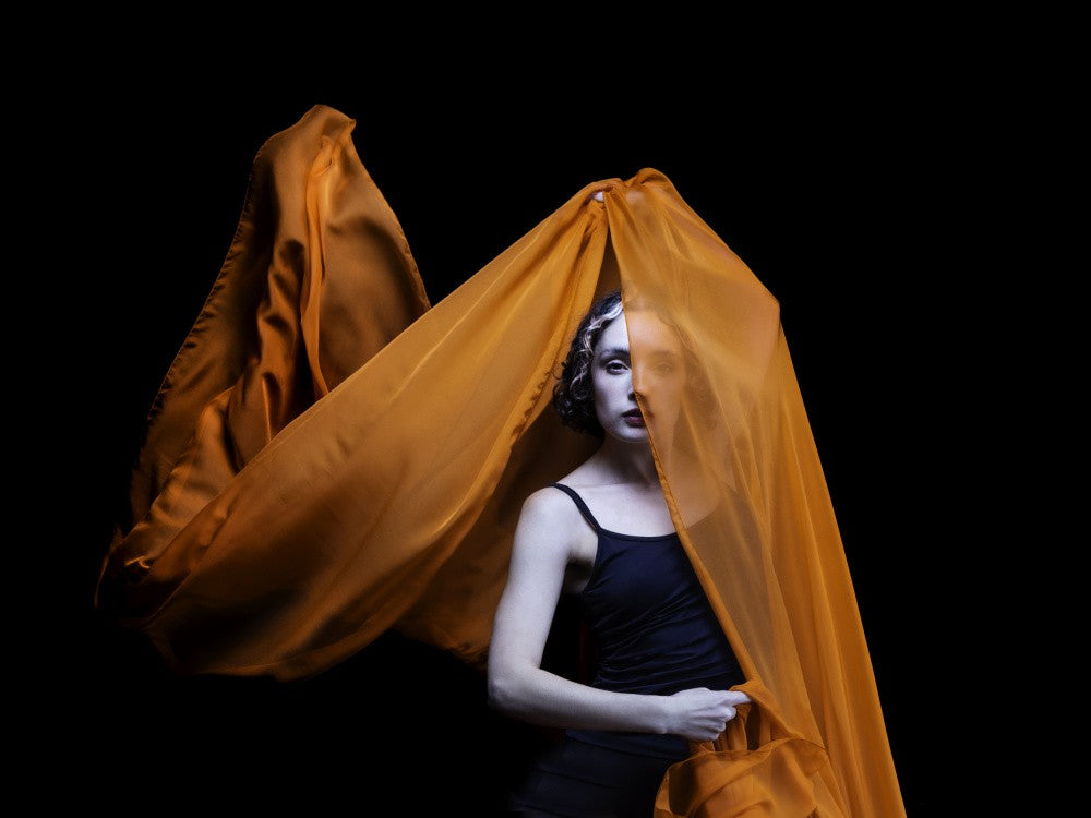 Surrounded by orange