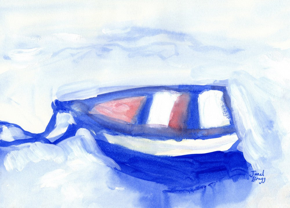 Rowboat In Fidalgo Bay