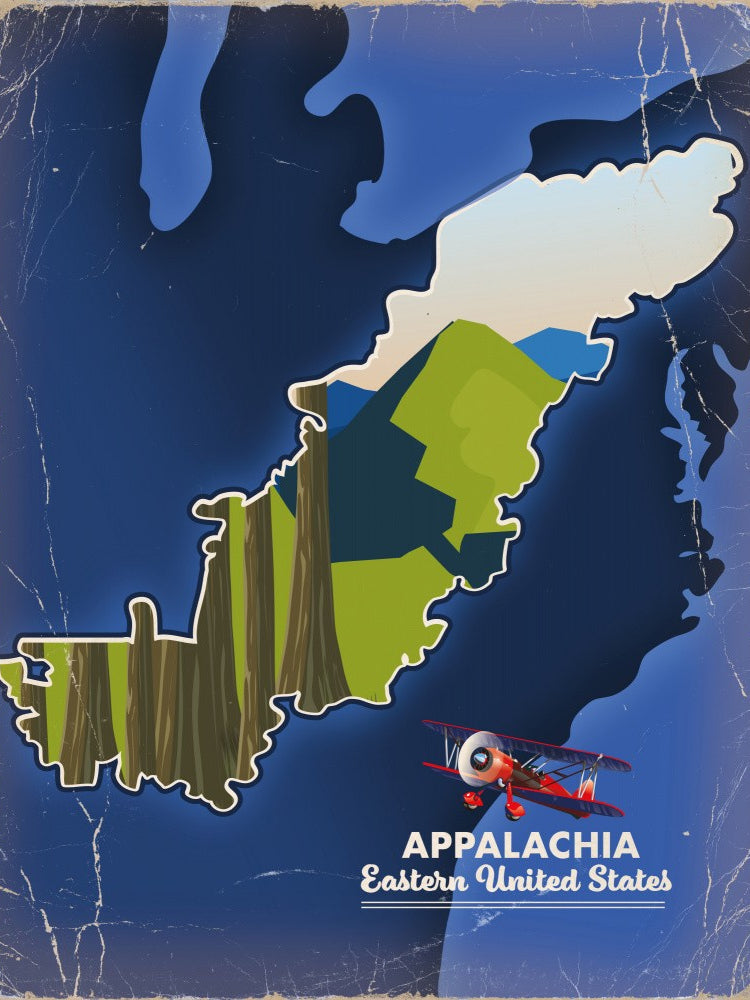 Appalachia USA Travel Poster