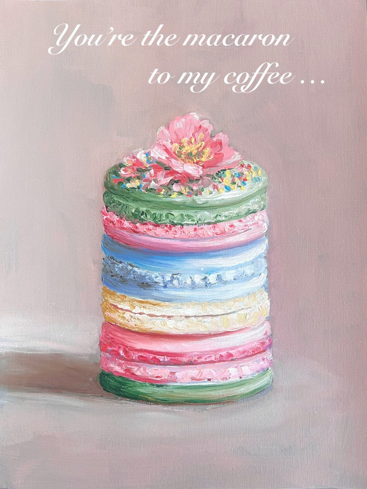 Macaron cake. Love.