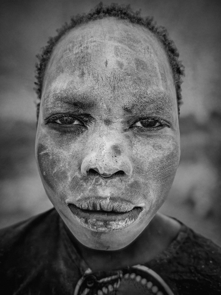 Mundari portrait faces picture