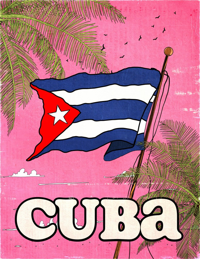 Cuba Travel Poster