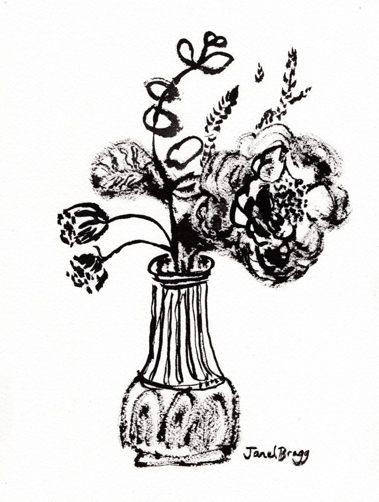 Bouquet In Ink