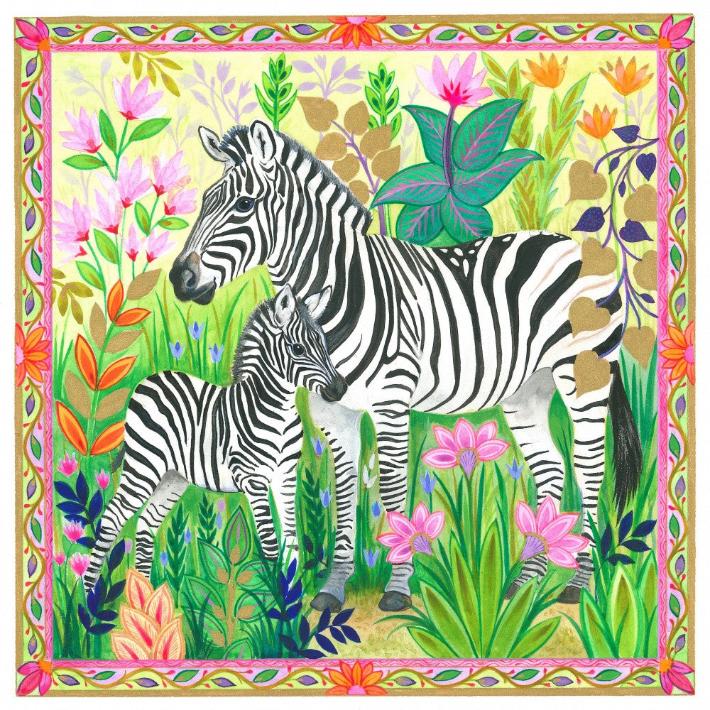 Exotische Zebras