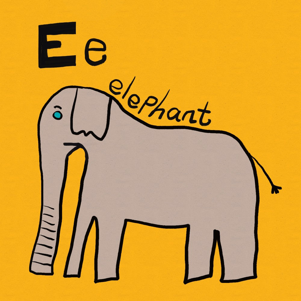 Elephant alphabet