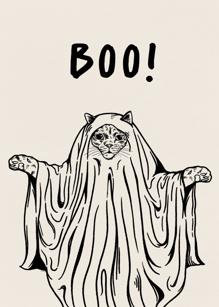 Boo! Ghost Cat