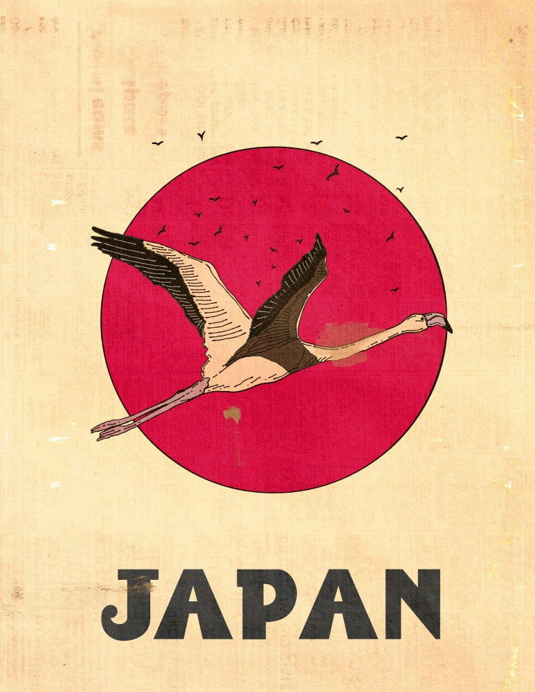 Japan Vintage Travel Poster