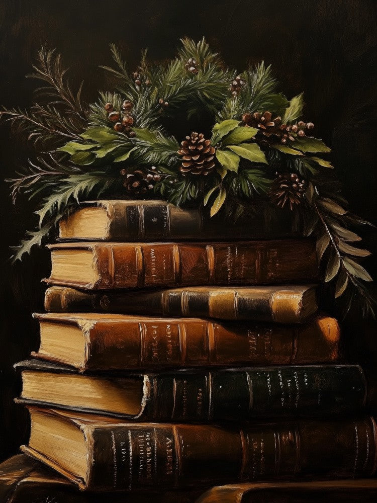 Christmas Books - Wreath