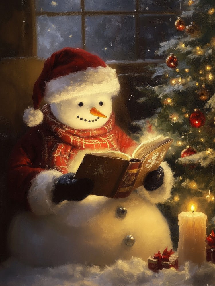 Snowman Reading