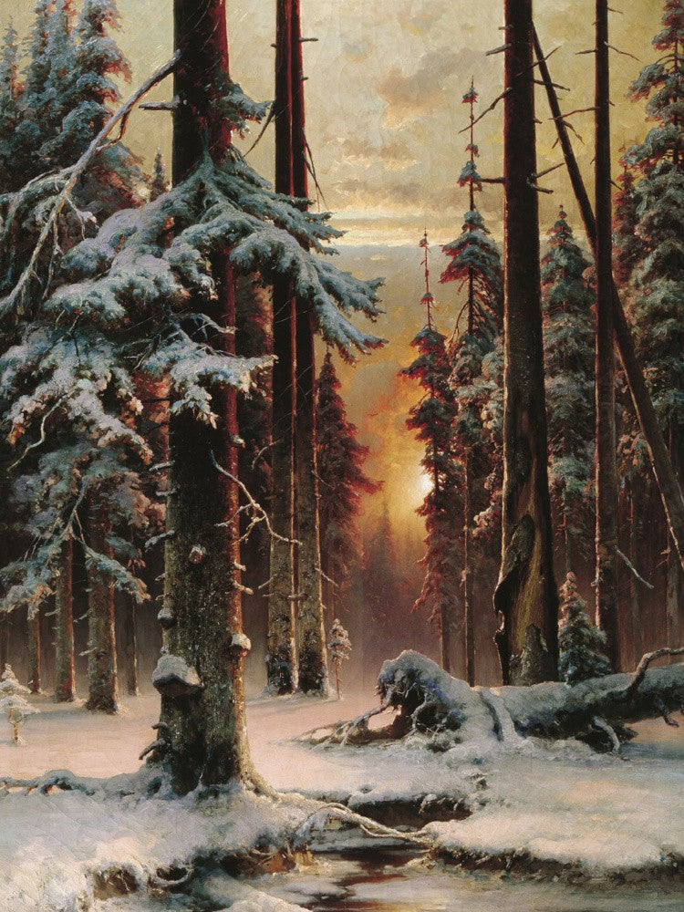 Lever de soleil hivernal