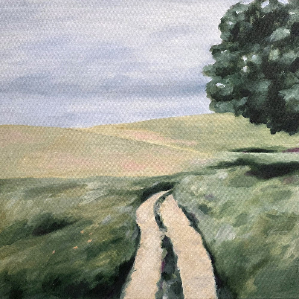 Large Oak By Path