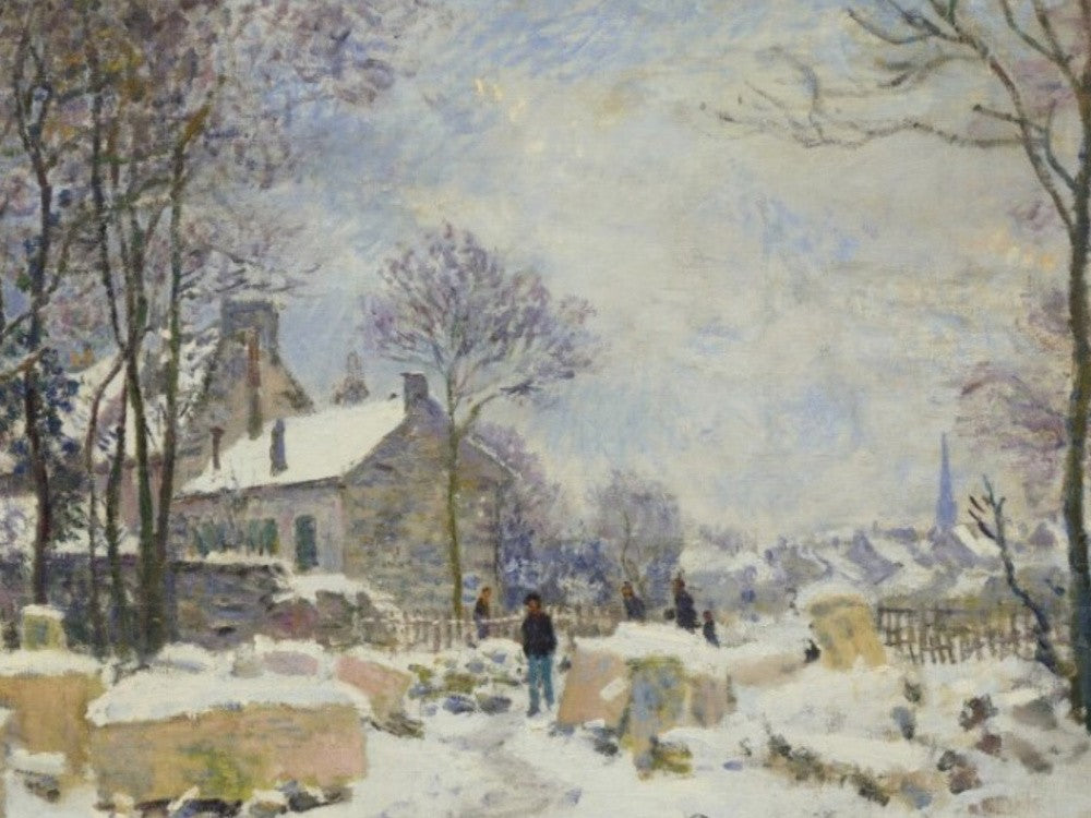 Claude Monet - Effets D'hiver à Argenteuil 1875