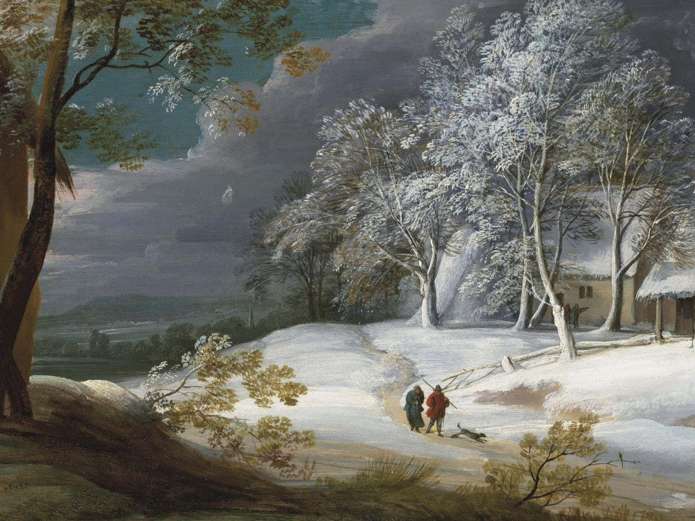 Jacques D Arthois - Paysage d'hiver