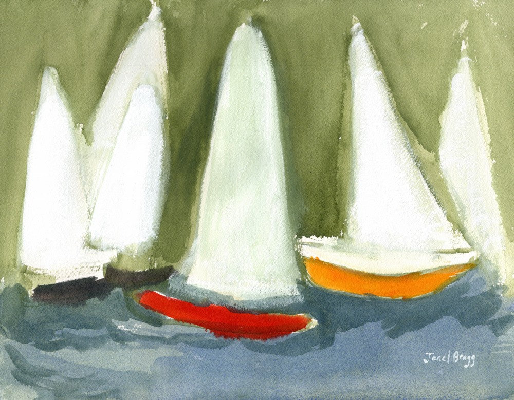 Segelboote im Puget Sound