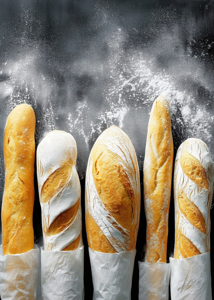 Bread Loafs Baguettes 3  food art