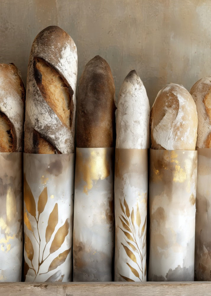 Bread Loafs Baguettes 6  food art
