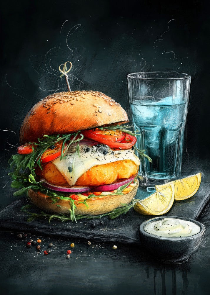 Cheesburger 1  food art