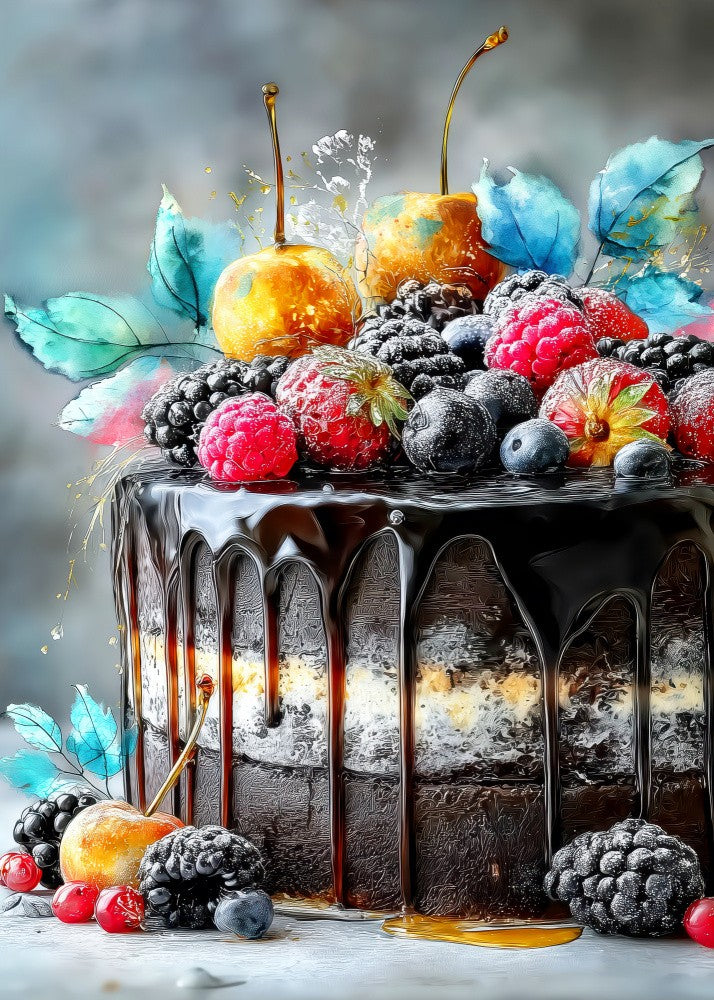 Chocolate Cake 5  food art