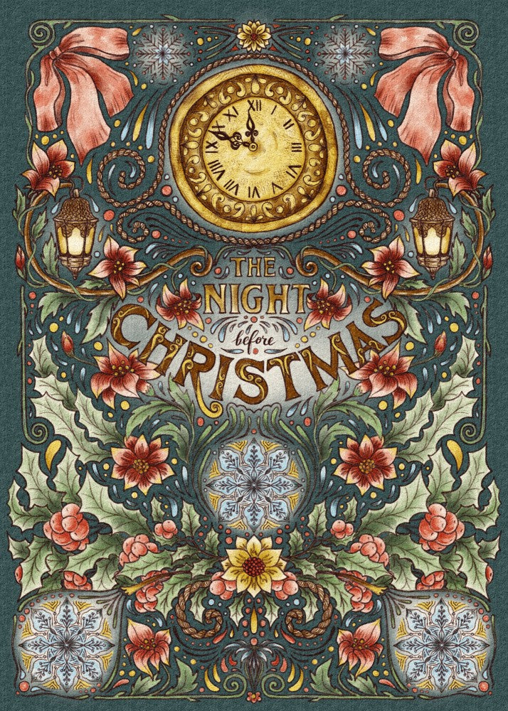 The Night before Christmas - Green BG