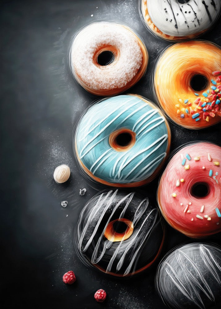 Donuts 4 food art
