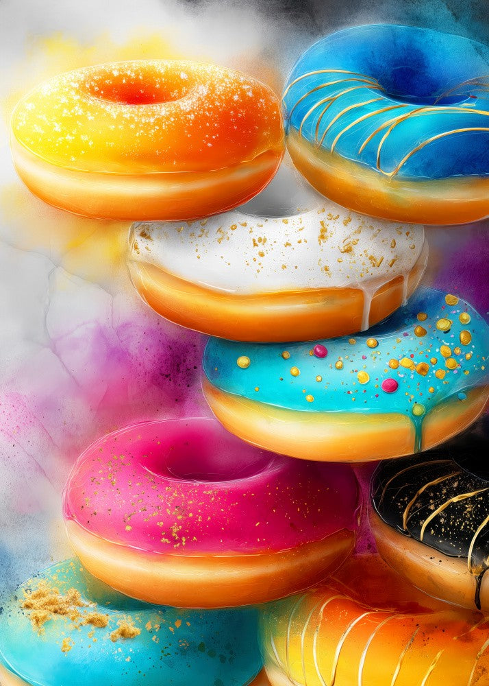 Donuts 6 food art