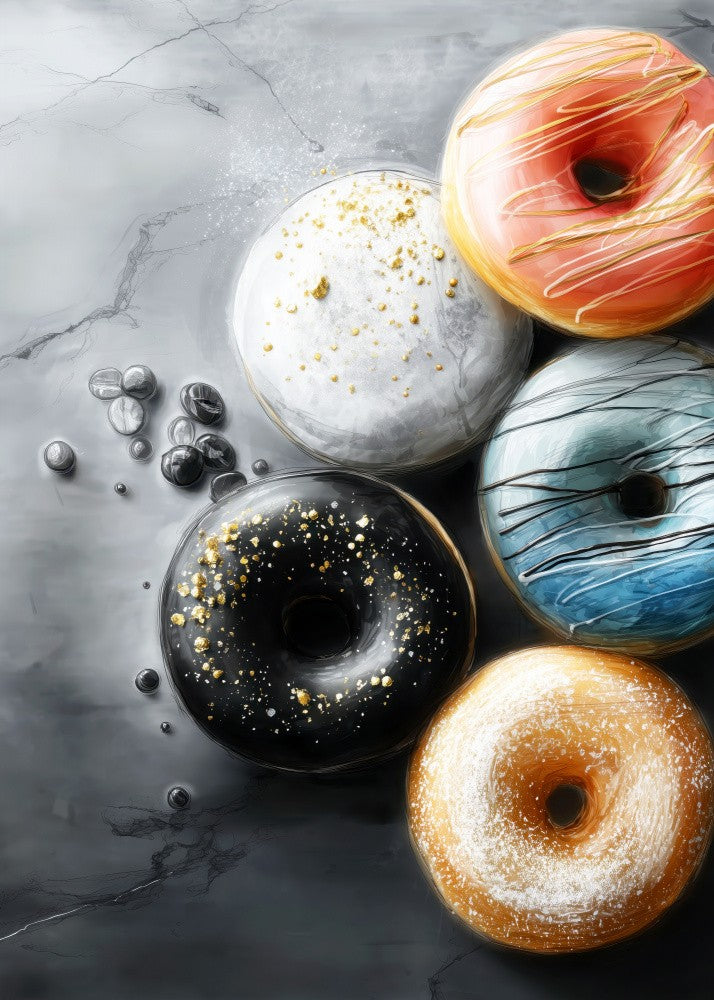 Donuts 10 food art