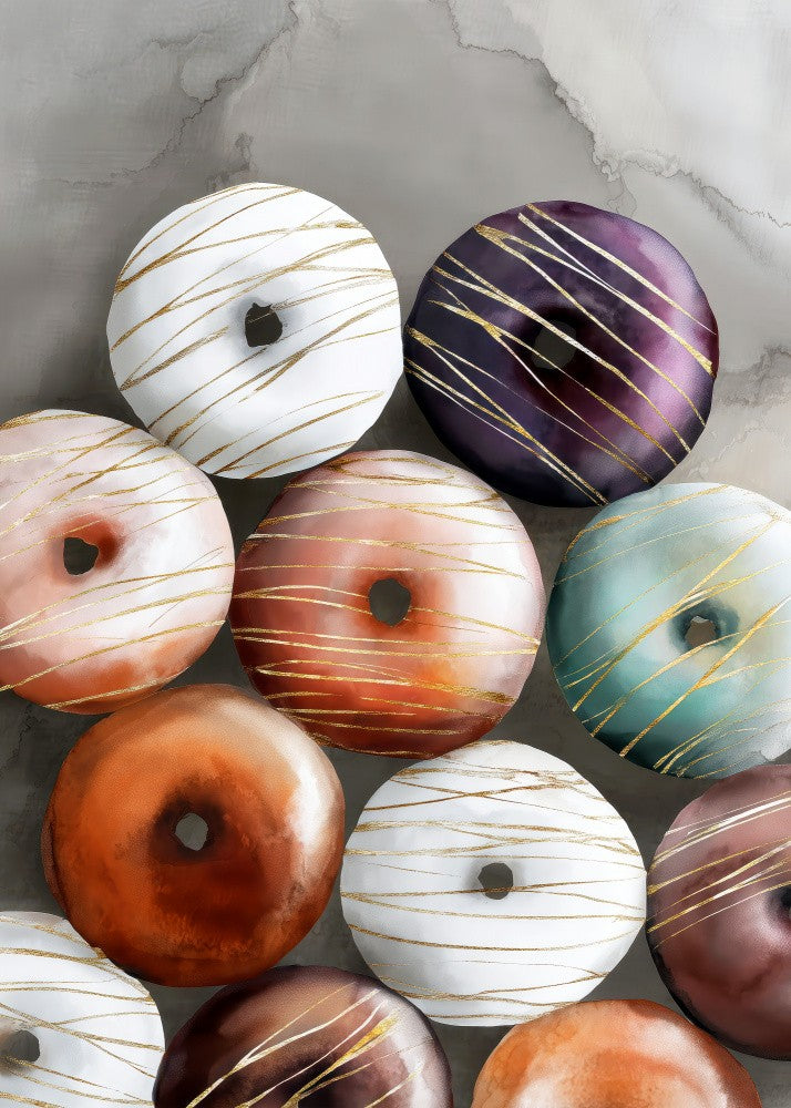Donuts 15 food art