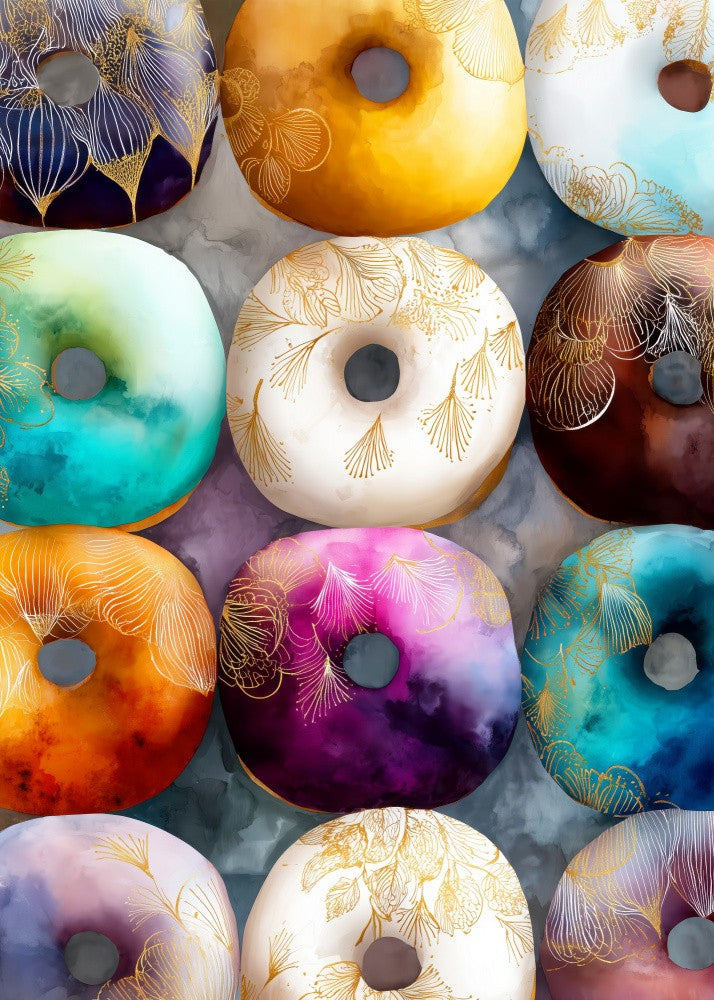 Donuts 24 food art