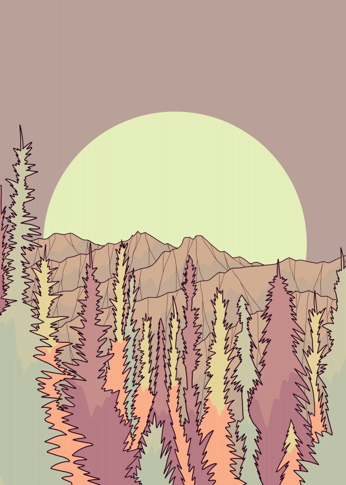 Mountain trees