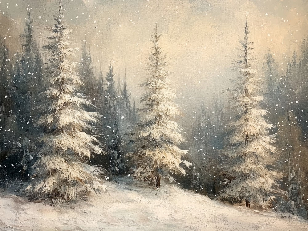 Snow Kissed Pines
