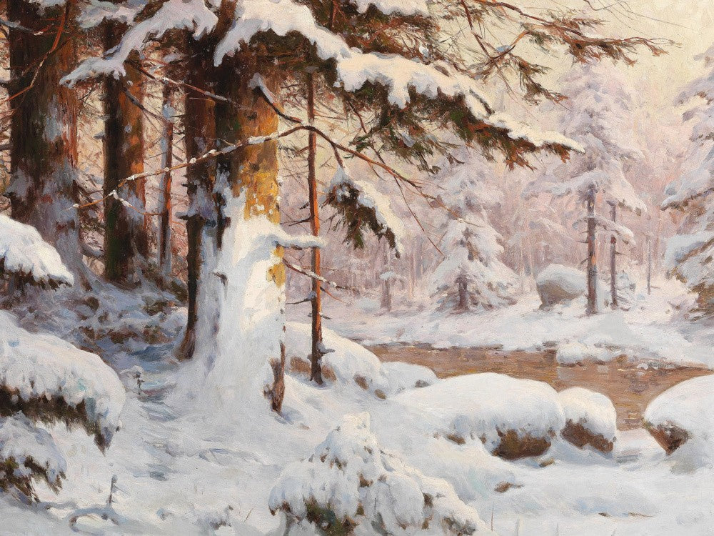 Walter Moras - Winter Im Wald
